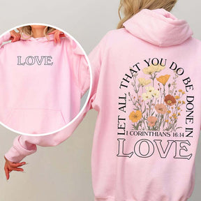 Let All That You Do Religious Hoodie