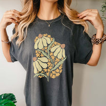 Yellow Wildflower  Southern Floral  T-Shirt