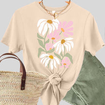 Pastel Garden Plant And Flowers T-Shirt