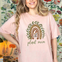 Plant Mom Nature Rainbow T-Shirt