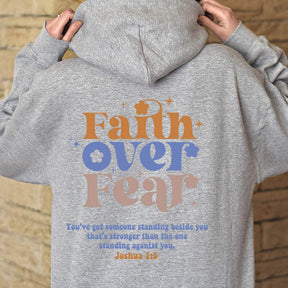 Faith Over Fear Aesthetic Trendy Hoodie