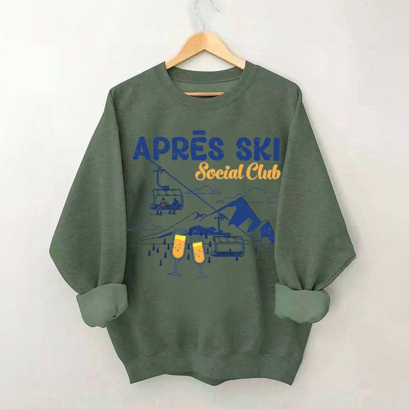 Cocktail Apres Ski Club Sweatshirt