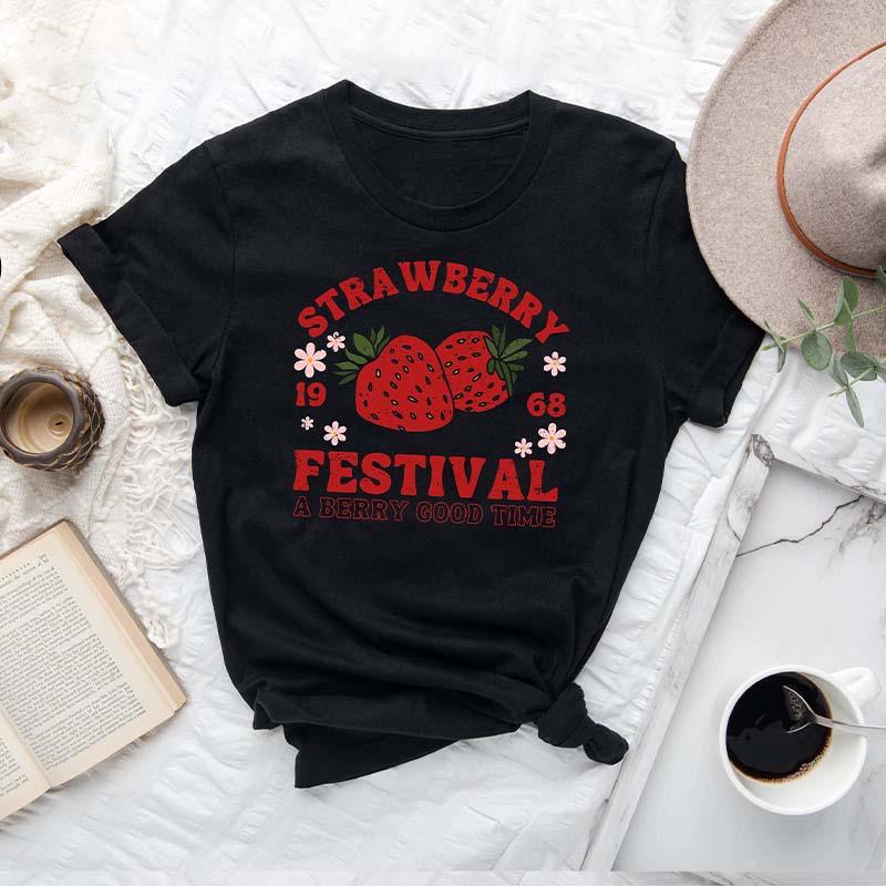 Retro Strawberry Festival 1968 T-Shirt