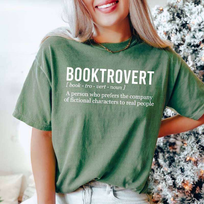 Booktrovert Bookish Book Nerd T-Shirt