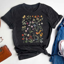 Colorful Flower Botanical Gardener T-Shirt