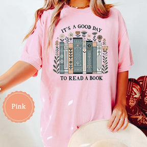 Floral  Its A Good Day To Read A Book T-Shirt