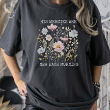 Retro Floral Religious Faith T-Shirt