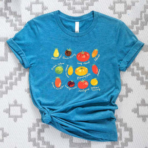 Tomato Vegan Vegetable Fruit Foodie T-Shirt