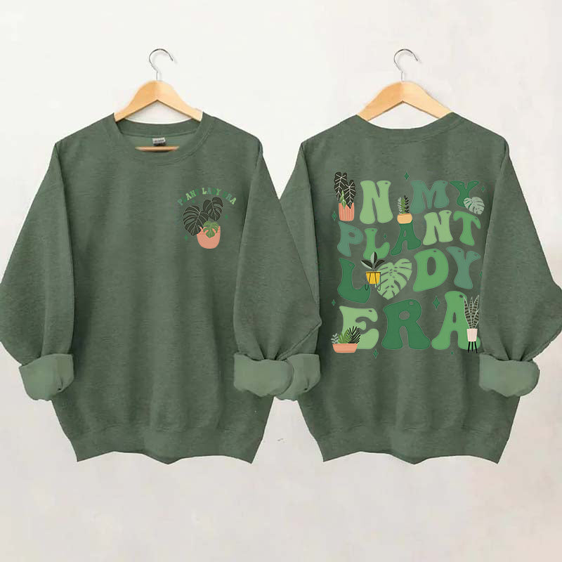 In My Plant Lady Era Gardening Lover Sweatshirt