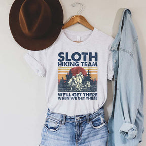 Sloth Hiking Team Outdoor T-Shirt