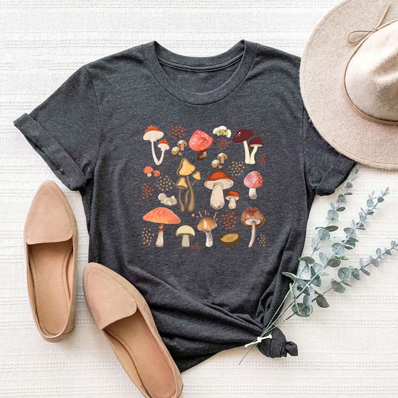 Aesthetic Magic Mushroom Fungus T-Shirt