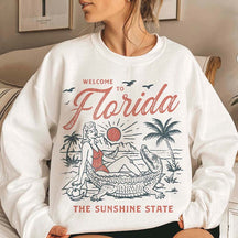 Retro Florida Alligator Sweatshirt