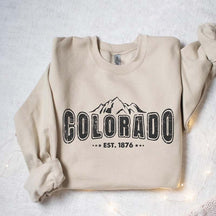 Retro Rocky Mountains Colorado Sweatshirt