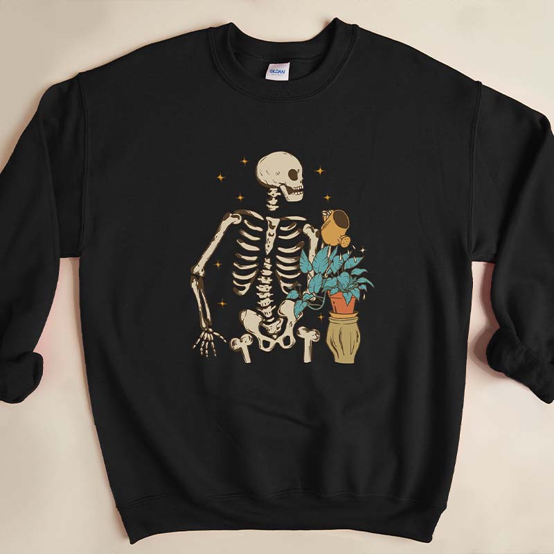 Skeleton Plant The Gardener Sweatshirt