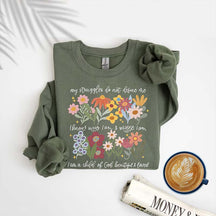 I'm a Child Of God Floral Faith Sweatshirt