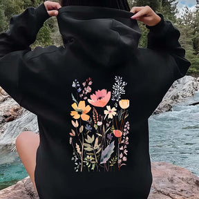 Wildflower Pastel color Flower Lover Hoodie