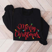 Merry Christmas Lights Sweatshirt