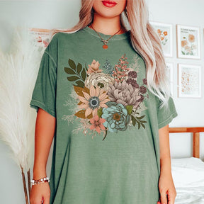 Granola Girl Wild Flower Nature T-Shirt