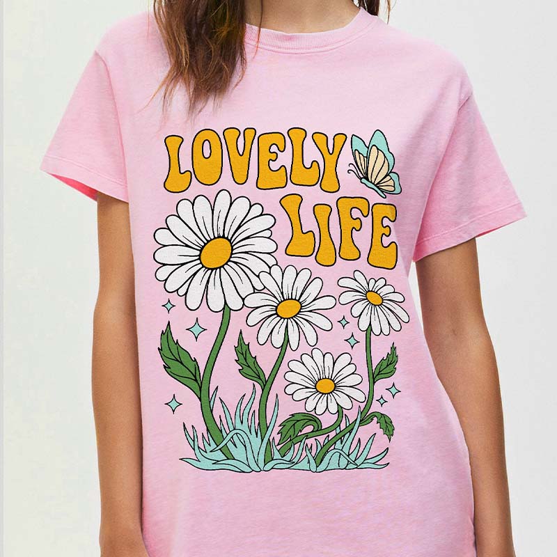 Lovely Life Hippie Floral T-Shirt