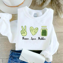 Peace Love Pickles Sweatshirt