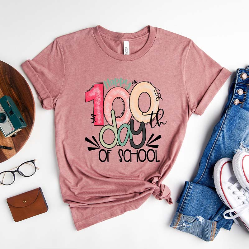 100 Days of School Celebration Teacher T-Shirt