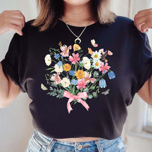 Flower Family Bouquet Comfort Colors T-Shirt