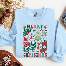 Cute Merry Christmas Holiday Sweatshirt