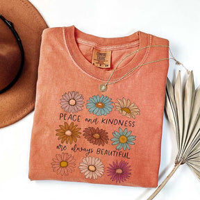 Peace and Kindness Daisy T-Shirt