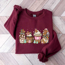 Gingerbread Christmas Coffee Sweatshirt