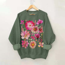 Vintage Pressed WildFlowers Sweatshirt