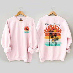 Trendy Forever Chasing Sunsets Sweatshirt