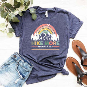 Hike More Worry Less Adventure T-Shirt