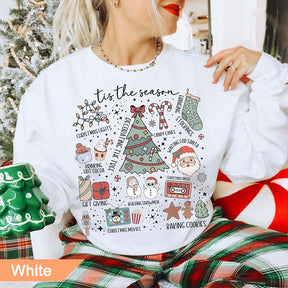 Cute Xmas Retro Christmas Tree Sweatshirt