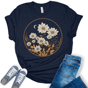 Trendy Summer Spring Floral T-Shirt