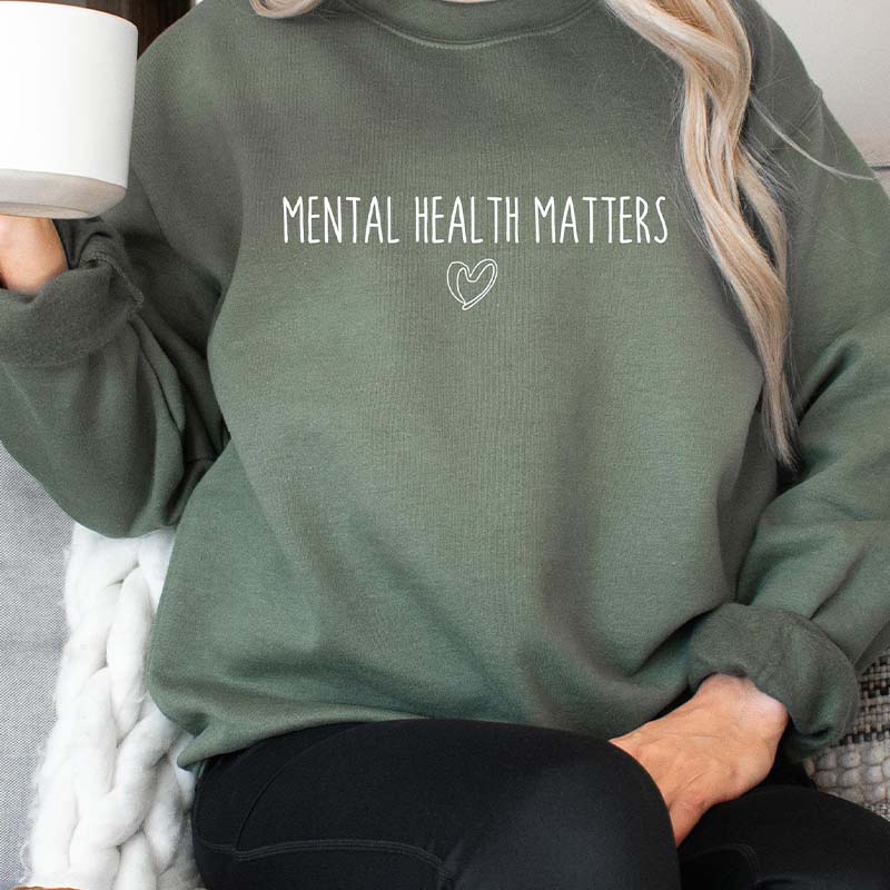 Mental Health Matters Retro Sweatshirt