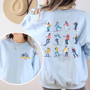 Apres Ski Club Skiier Winter Trip Sweatshirt