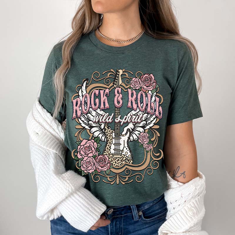 Rock n Roll Guitar Music lover T-Shirt