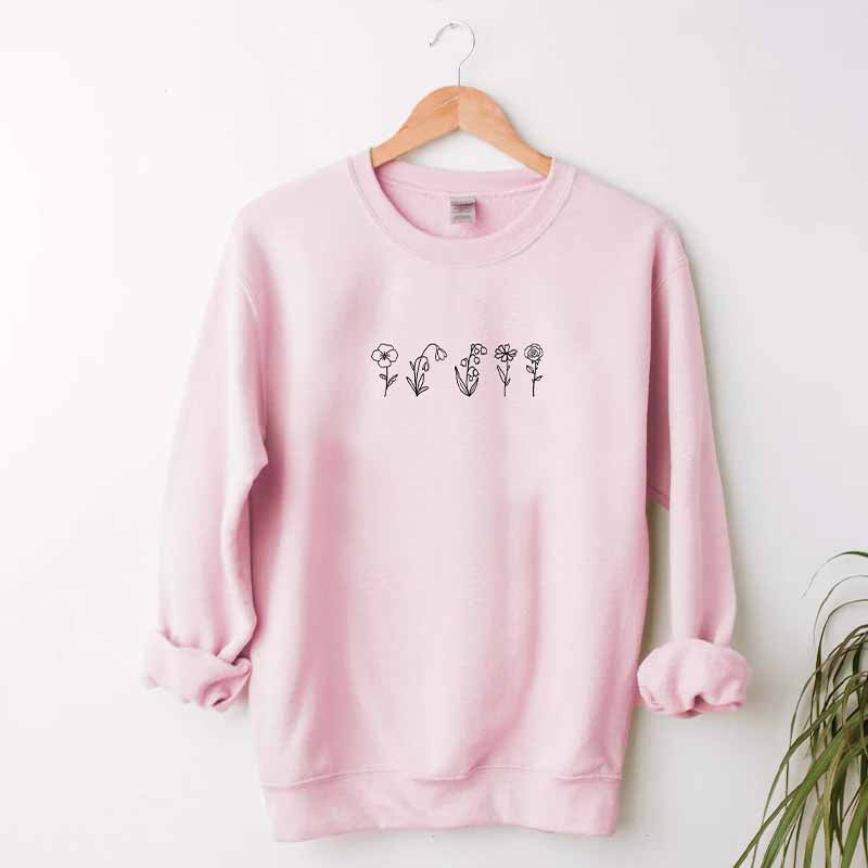 Plant Mom Wildflowers Sweatshirt