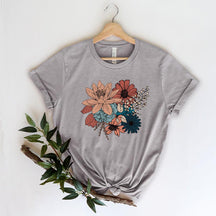 Colorful Flower Bouquet Plant Graphic T-Shirt