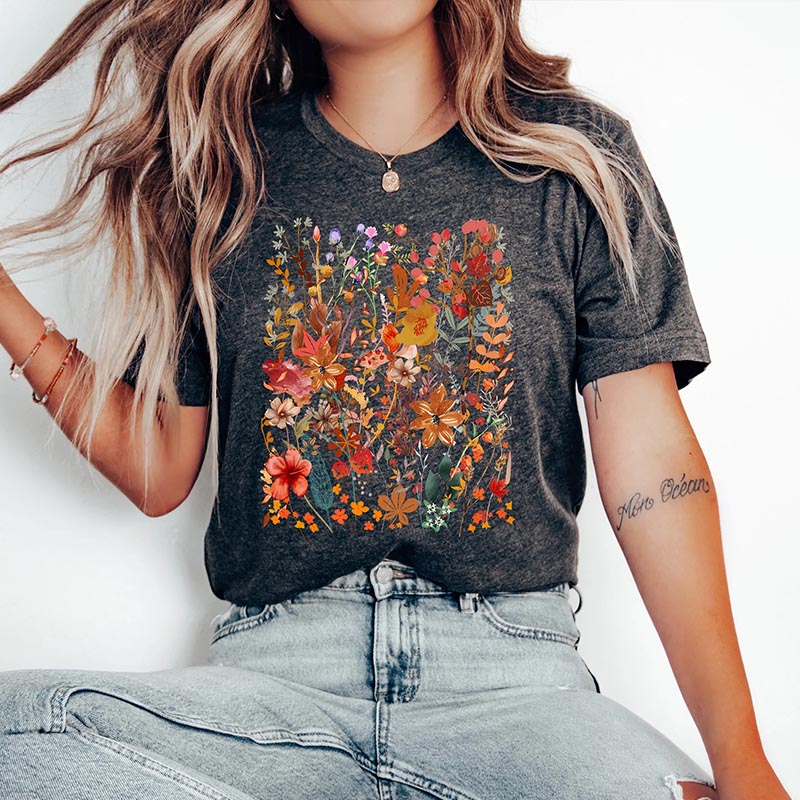 Floral Flowers Botanical T-Shirt