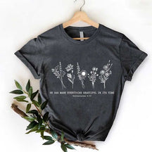 Wild Flowers Scripture Floral T-Shirt