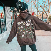 Cute Daisy Aesthetic Plant Hoodie