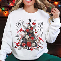 Buffalo Plaid Christmas Tree Sweatshirt