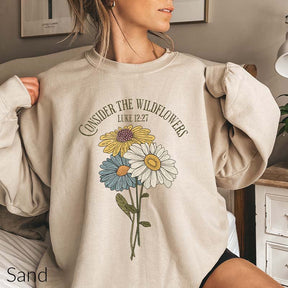 Consider the Wildflowers Daisy Sweatshirt