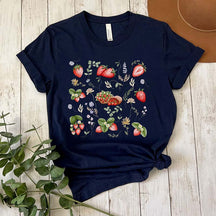 Strawberry Summer Fruit Foodie T-Shirt