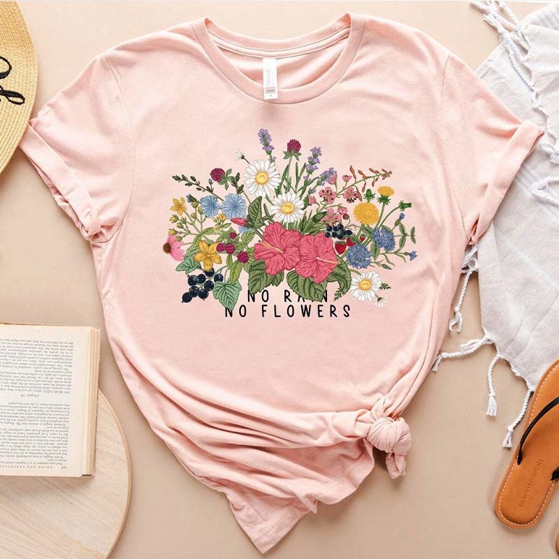 Wild Flowers Floral for Women T-Shirt