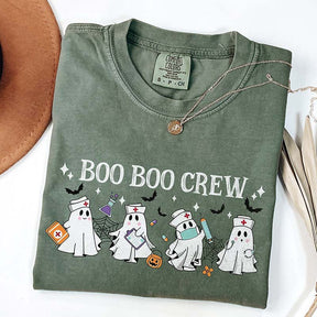 Halloween Nurse Boo Boo Crew T-Shirt