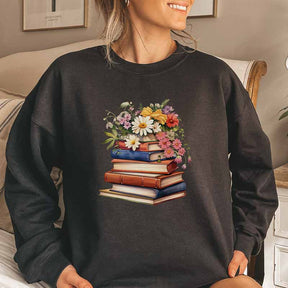 Flowers Book Club  Bookworm sweatshirt