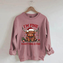 I'm Fine Everything Is Fine Sweatshirt