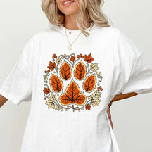 Fall Vine Leaf Paw T-Shirt